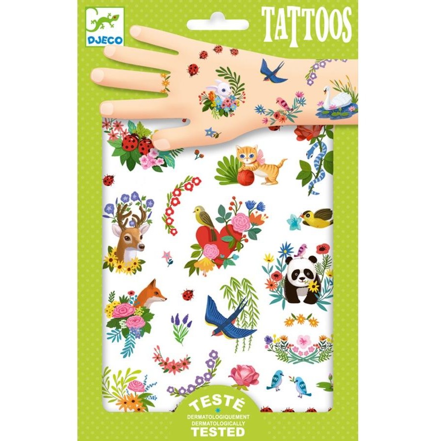 Djeco Temporary Tattoos - Happy Spring