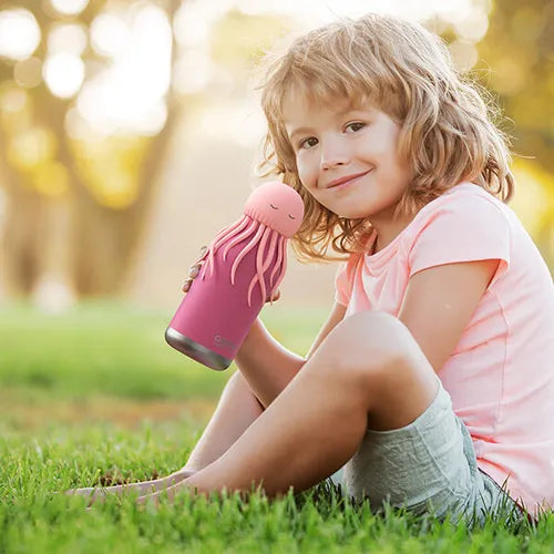 Asobu Besties - Vacuum Sealed 460ml Insulated Water Bottle - Jellyfish