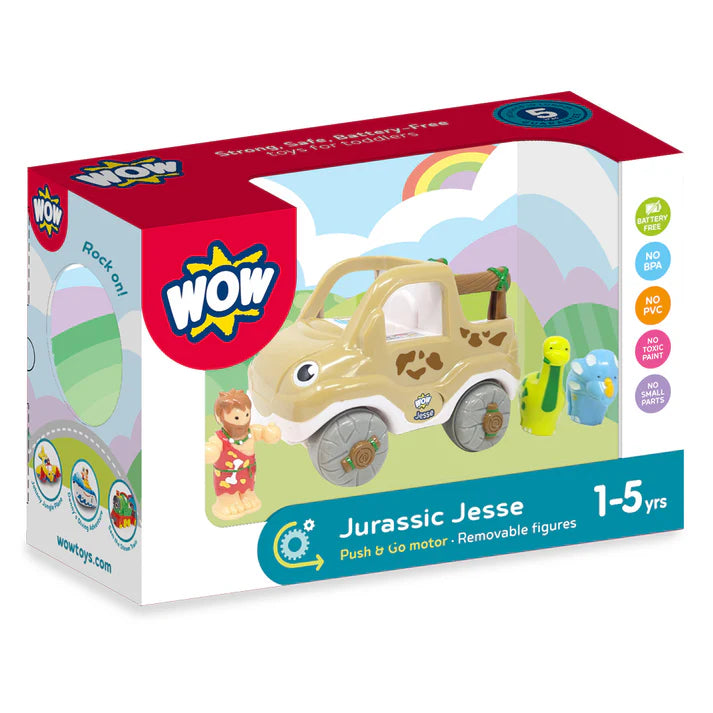 Jurassic Jesse - 4pc play set by WOW Toys