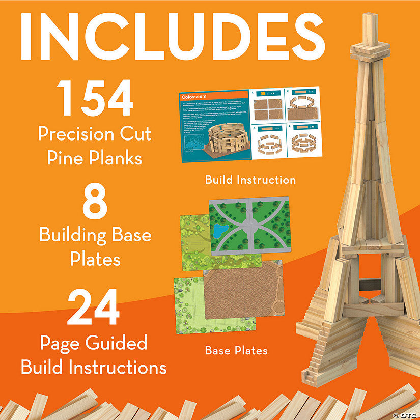 Keva Models: Monuments by Mindware - 6yrs+