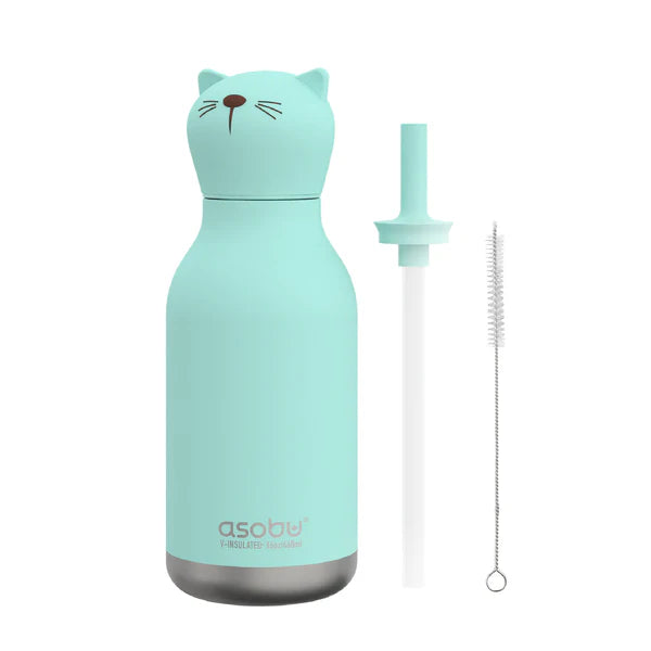 Asobu Besties - Vacuum sealed 460ml Insulated Water Bottle - Kitty