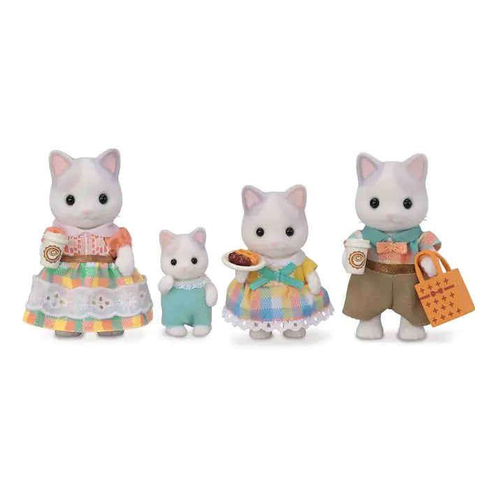 Sylvanian Families: Latte Cat Family