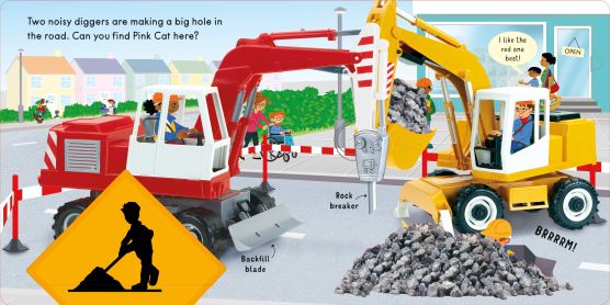 Usborne: Lift and Look Diggers - 1yr+