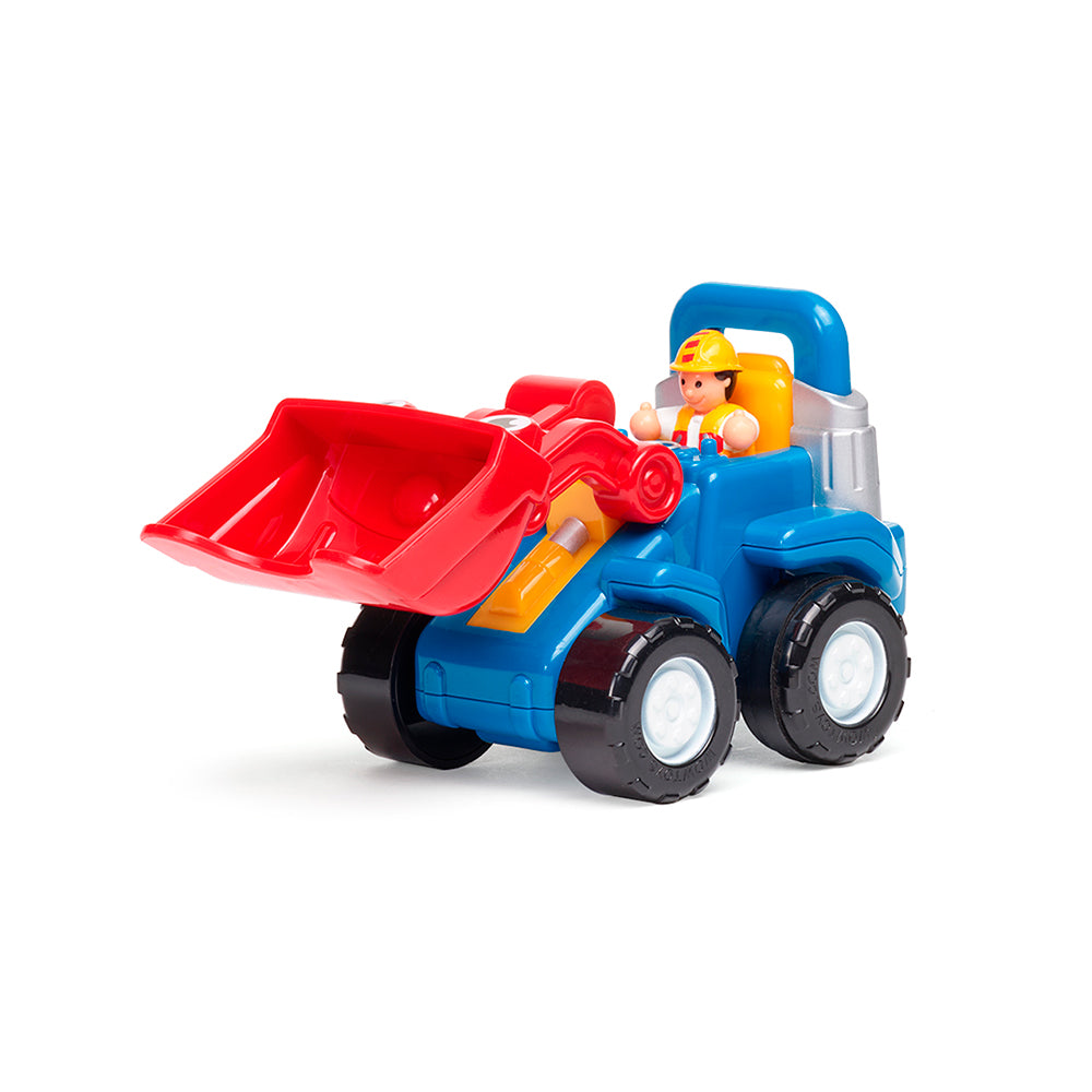 Lift it Luke - Push n Go Digger by WOW Toys - 1 - 5yrs