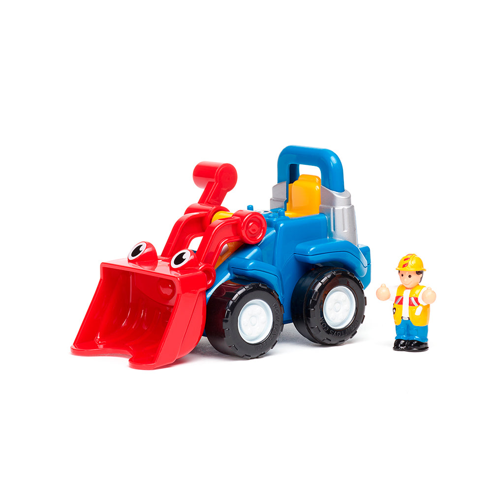 Lift it Luke - Push n Go Digger by WOW Toys - 1 - 5yrs