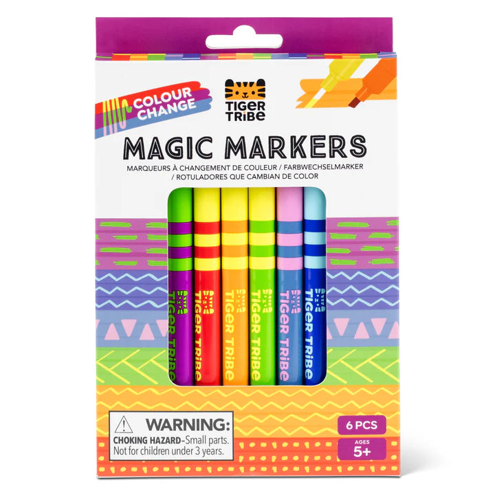 Colour Change Magic Markers by Tiger Tribe - 5yrs+