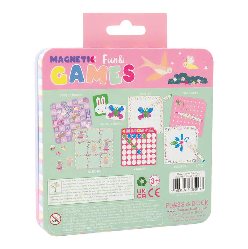 Floss & Rock: Magnetic Fun & Games Tin - Enchanted - 3yrs+