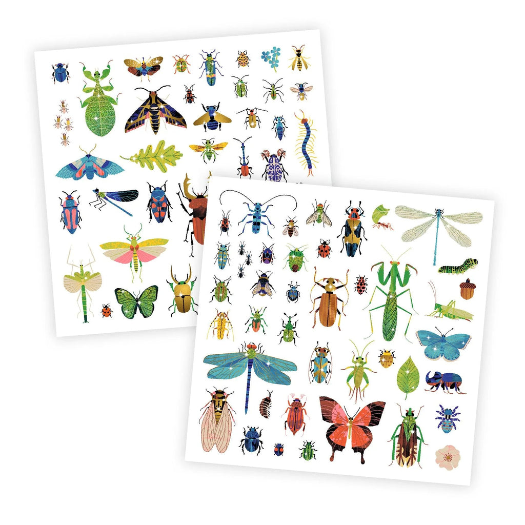 Microcosmos Sticker Pack (with metallic detail) by Djeco (4yrs+) - Timeless Toys
