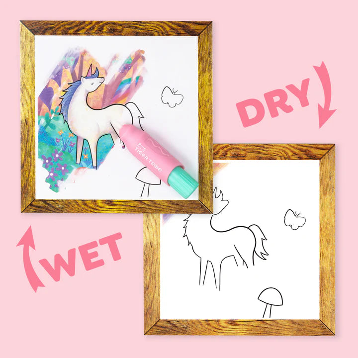 Tiger Tribe Magic Painting World - Unicorn and Friends - 1 - 4yrs