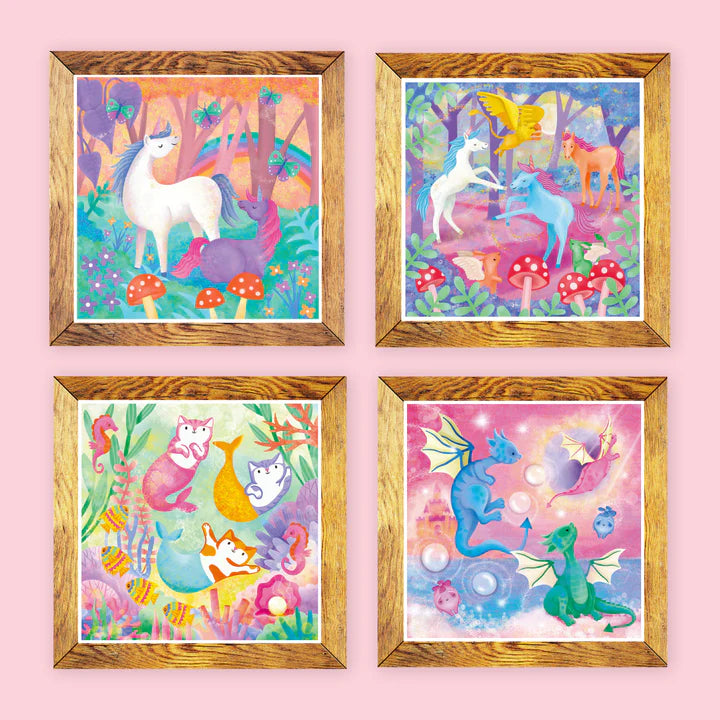 Tiger Tribe Magic Painting World - Unicorn and Friends - 1 - 4yrs