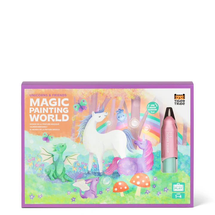 Tiger Tribe Magic Painting World - Unicorn and Friends - 1 - 4yrs
