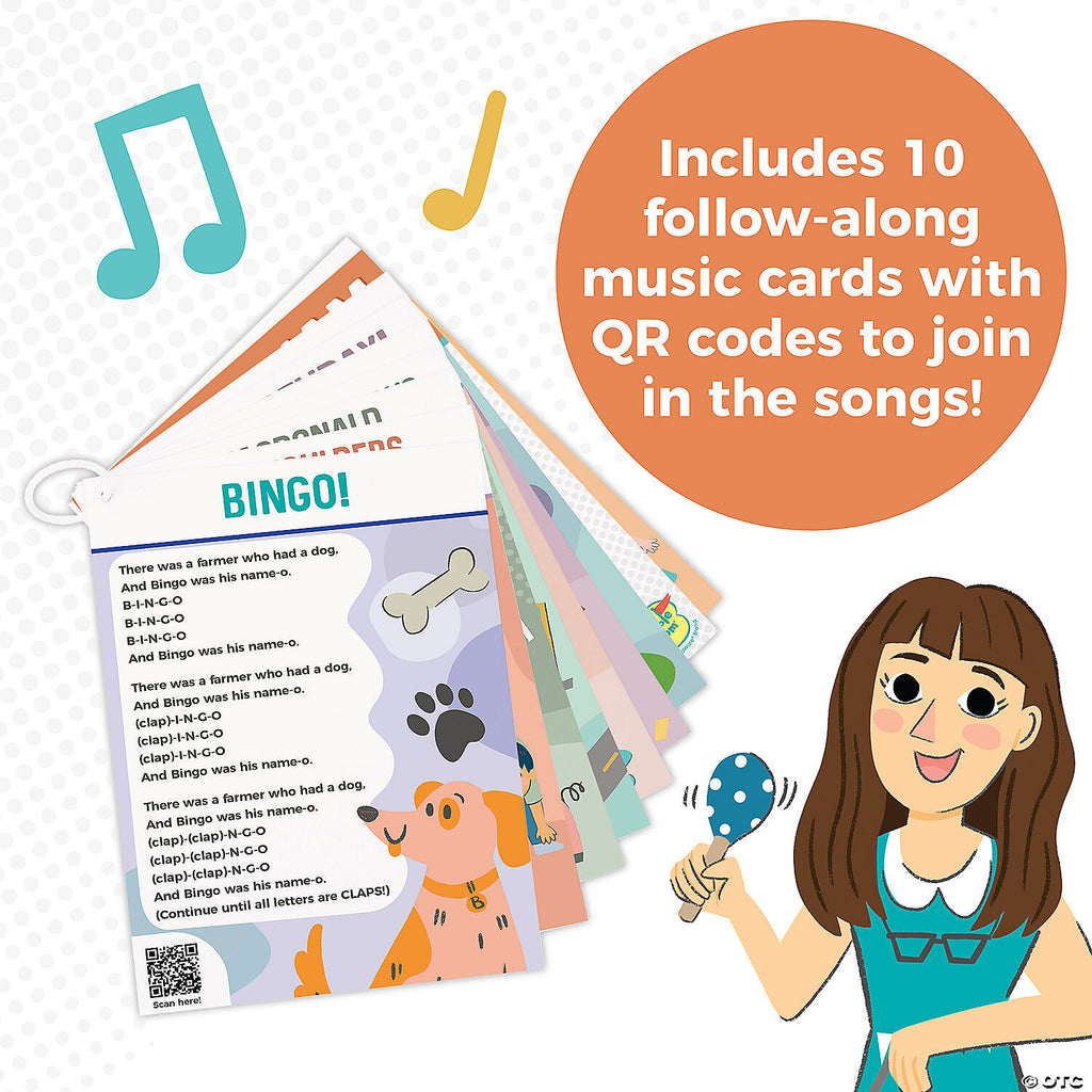 Music Jam with Ms Sarah Jane - Musical Activity Set by Peaceable Kingdom - 3yrs+