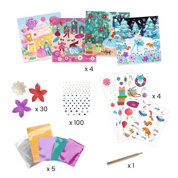 Djeco The Nutcracker Art Box - Decorating Stories - 6 - 10yrs