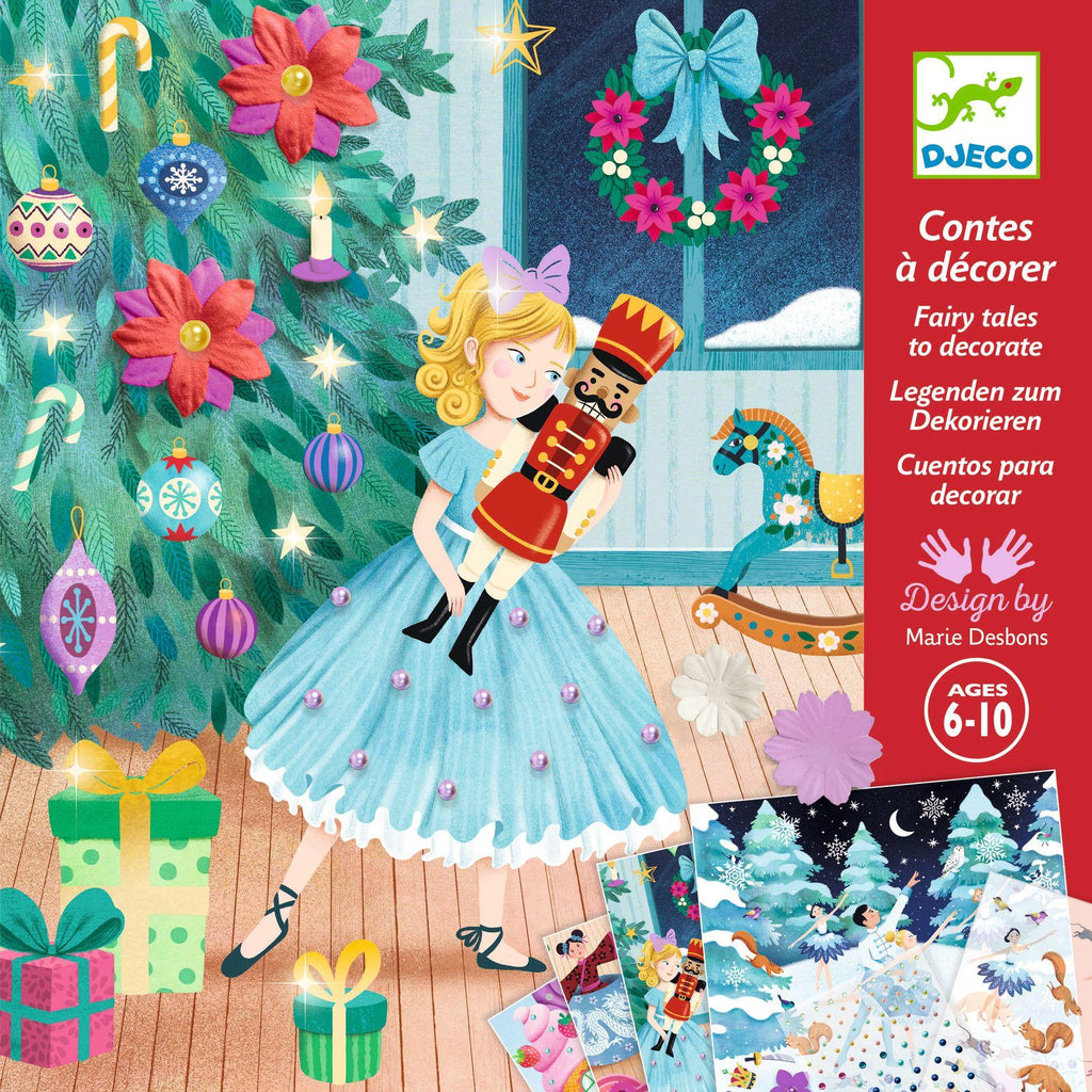 Djeco The Nutcracker Art Box - Decorating Stories - 6 - 10yrs