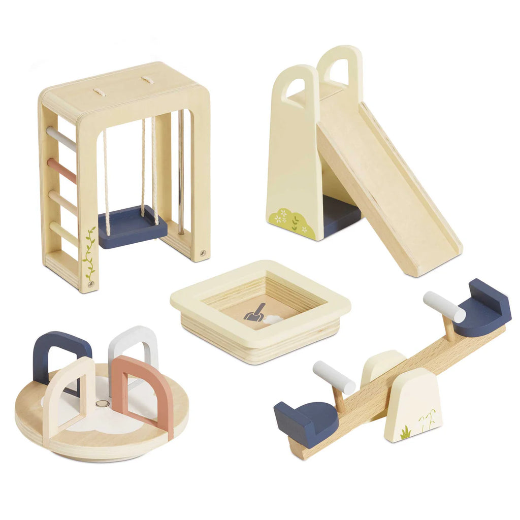 Le Toy Van - Wooden Dolls House Outdoor Play Furniture set