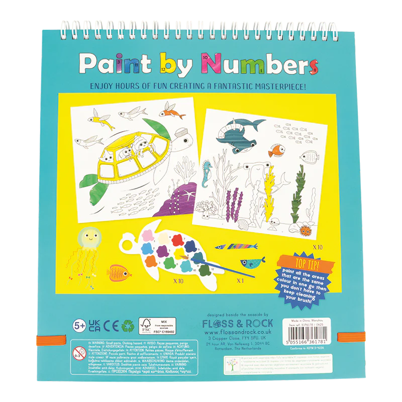 Floss & Rock Paint by Numbers - Ocean - 5yrs+