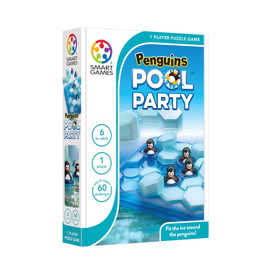 Smart Games - Penguins Pool Party - Brainteasing Puzzle Game - 6yrs+