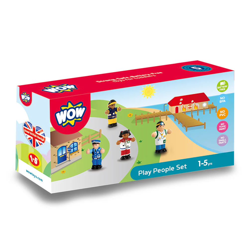 WOW Toys - 4pc Play People Set - 10mnths - 5yrs