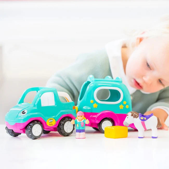 Polly's Pony Adventure Push & Go Playset by WOW Toys: 1 - 5yrs