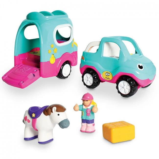 Polly's Pony Adventure Push & Go Playset by WOW Toys: 1 - 5yrs