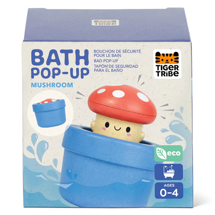 Bath Pop Up Eco Friendly Bath Toy - Mushroom by Tiger Tribe