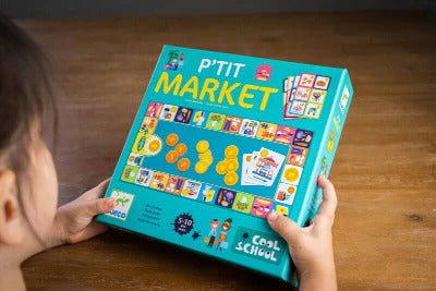 Djeco - P'tit Market - Shopping themed board game - 5yrs+