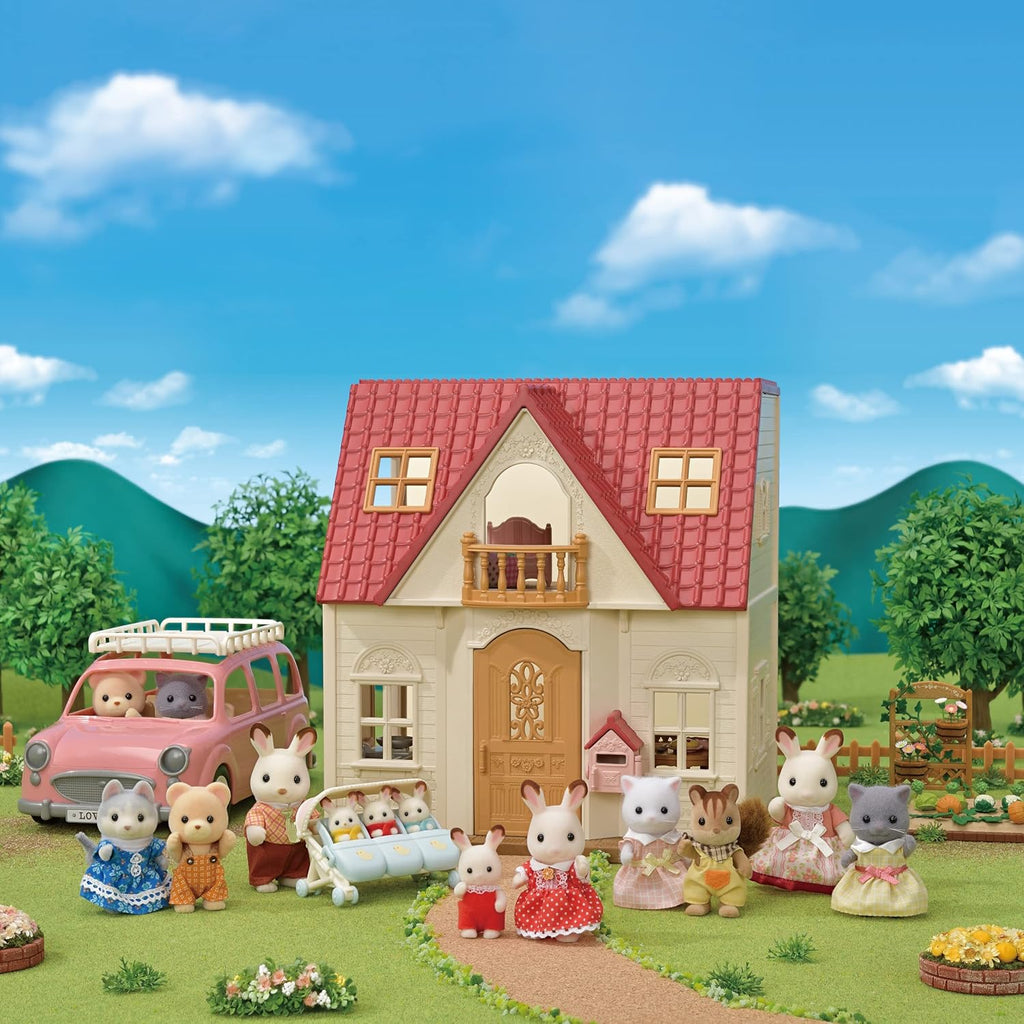 Sylvanian Families: Red Roof Cosy Cottage (incl Rabbit figure and accessories)
