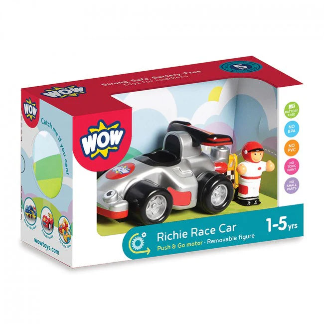 Richie Race Car Push & Go by WOW Toys: 1 - 5yrs