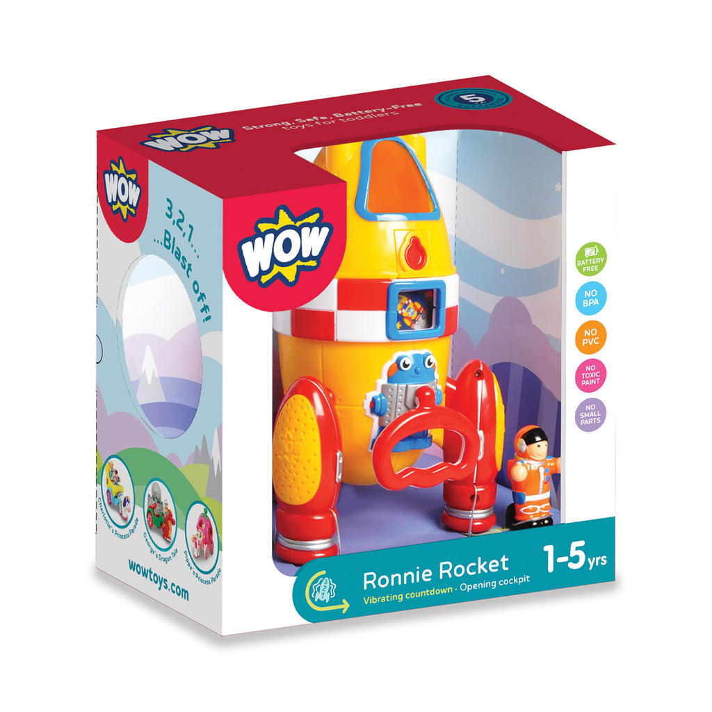Ronnie Rocket Space Rocket by WOW Toys - 1 - 5yrs