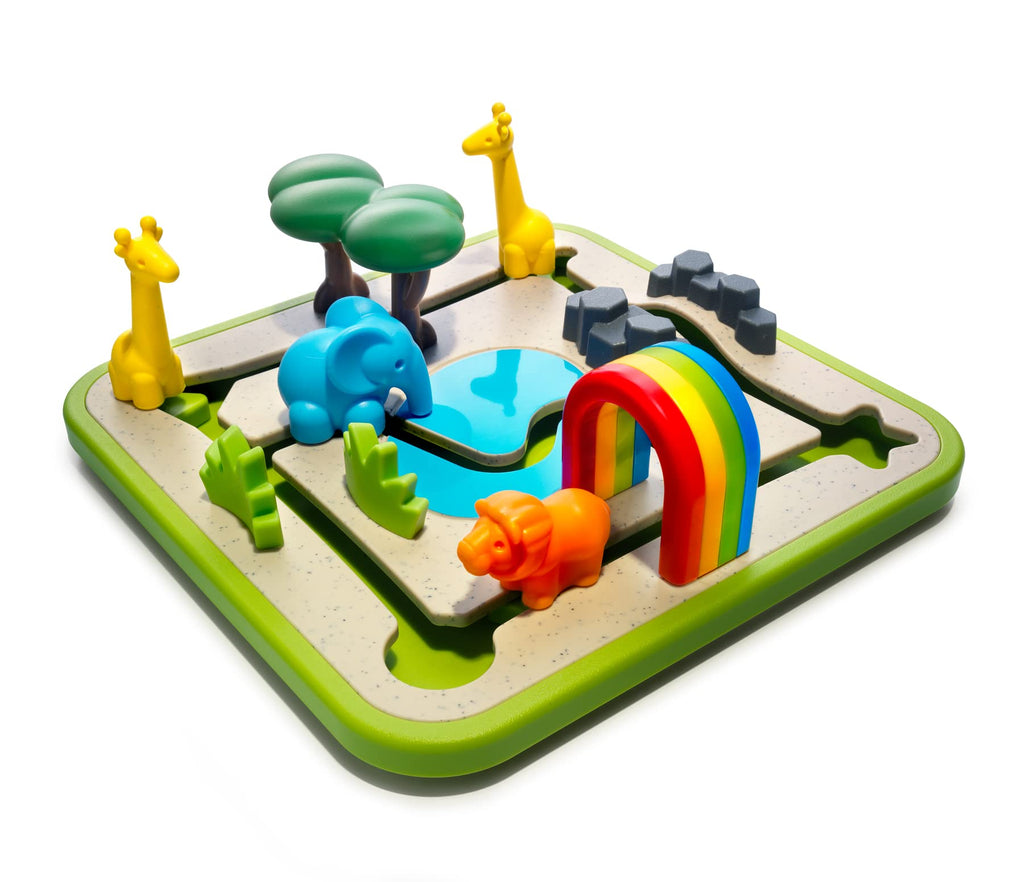 Smart Games - Safari Park Junior - Preschool Puzzle Game - 3yrs+
