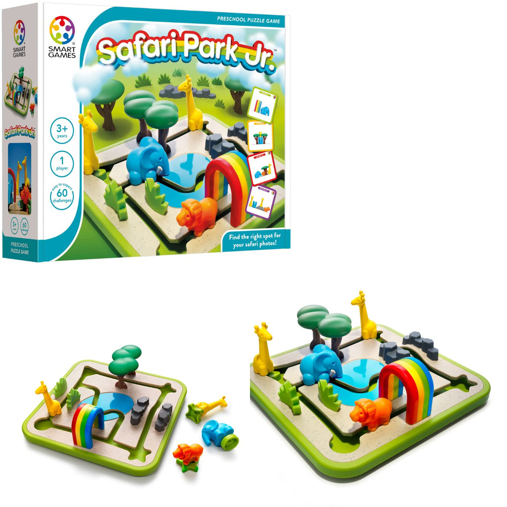 Smart Games - Safari Park Junior - Preschool Puzzle Game - 3yrs+