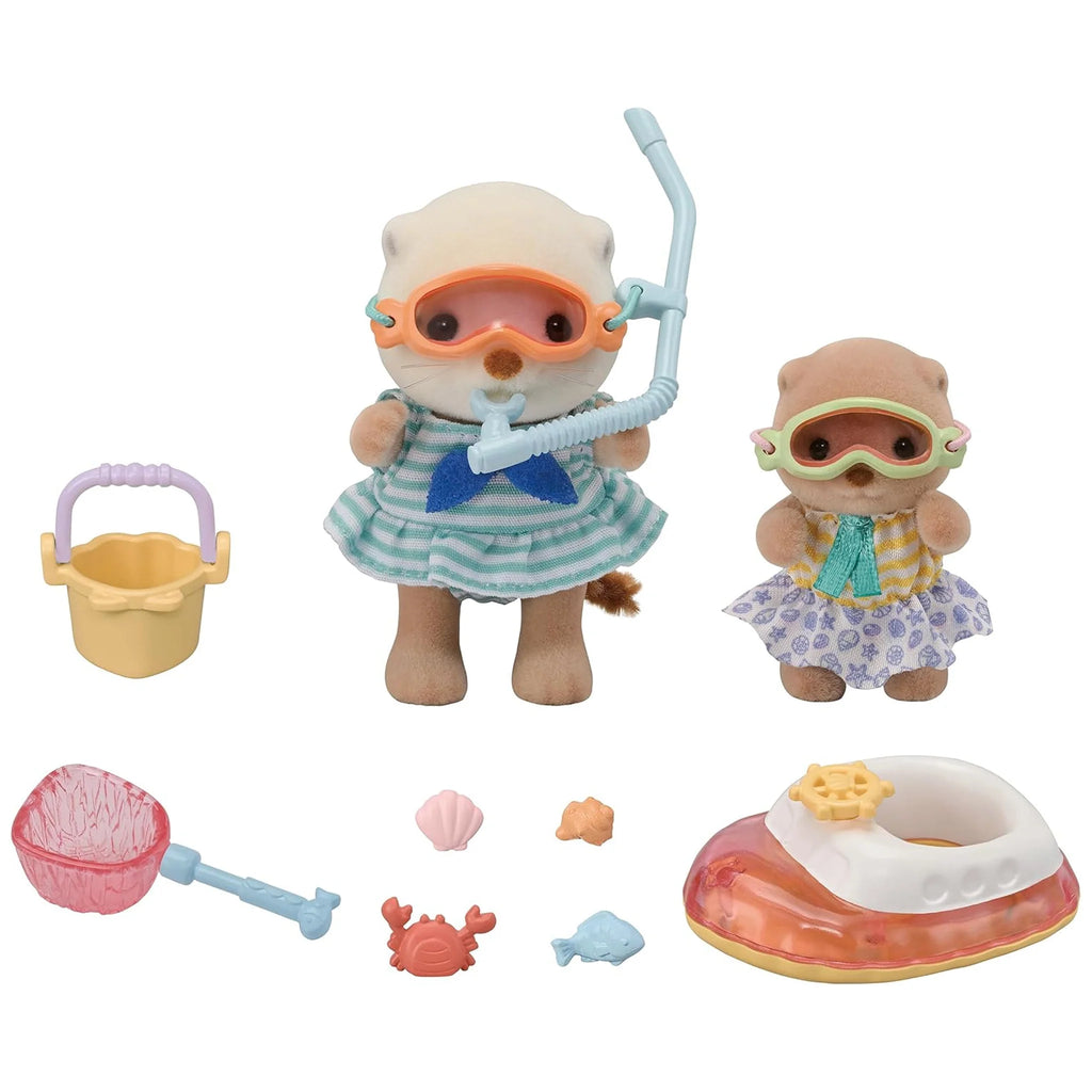 Sylvanian Families: Sea Otter Sisters Splashy Snorkel Set