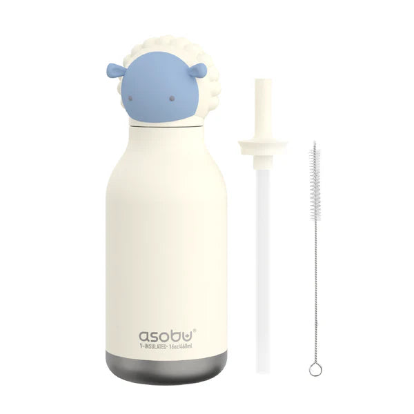 Asobu Besties - Vacuum Sealed 460ml Insulated Water Bottle - Sheep