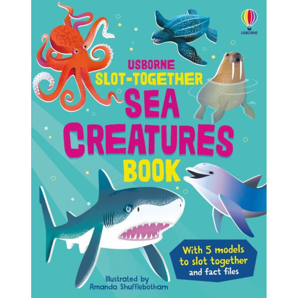 Usborne: Slot Together Sea Creatures Book - 4yrs+