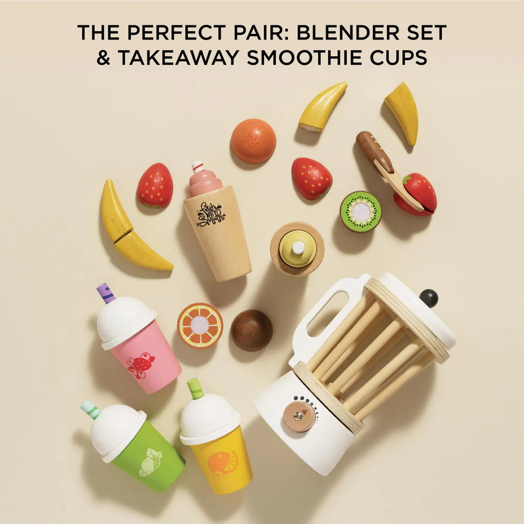 Le Toy Van - Wooden Take Away Smoothie Trio
