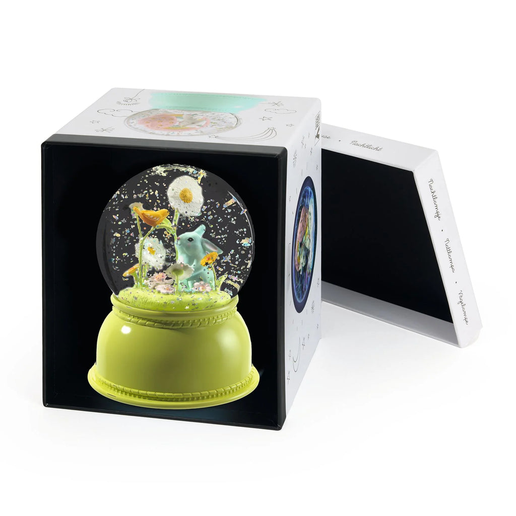 Djeco Snow Globe with Night Light - Bunny