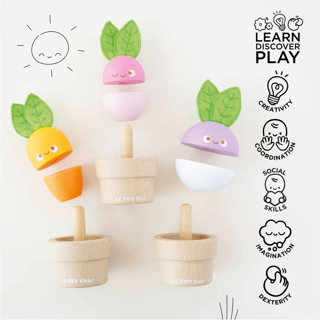 Le Toy Van - Wooden Stacking Veggies