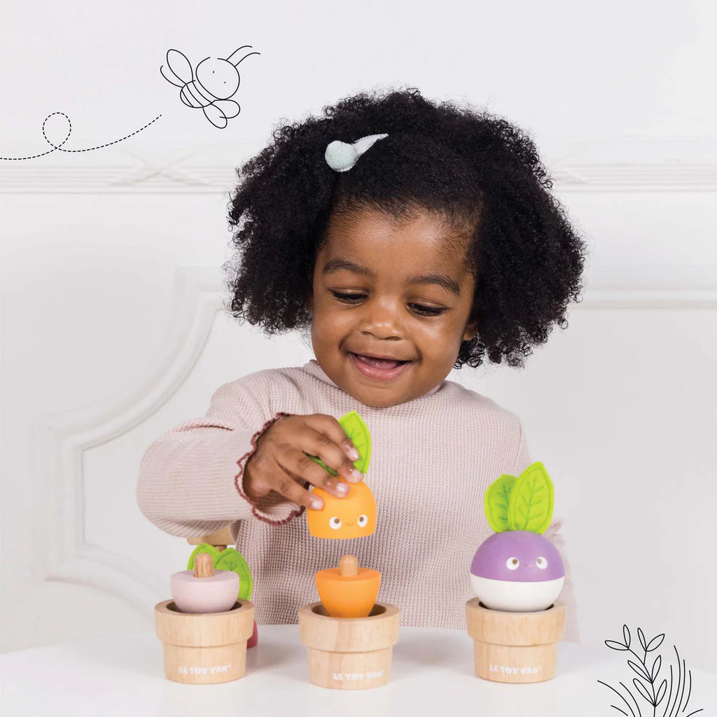 Le Toy Van - Wooden Stacking Veggies