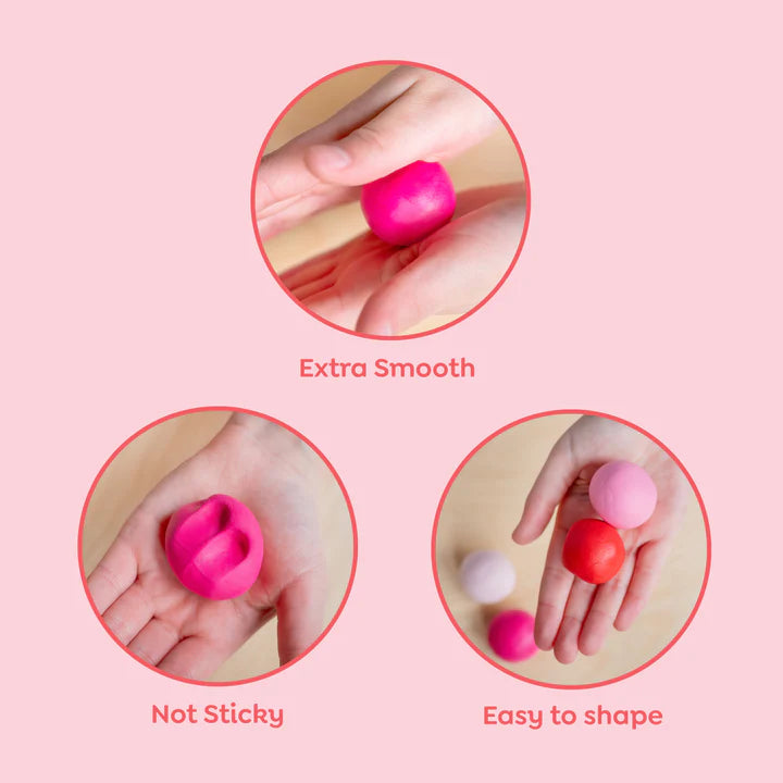 Tiger Tribe Super Clay - Sunset (Pink/Red) 3 - 8yrs