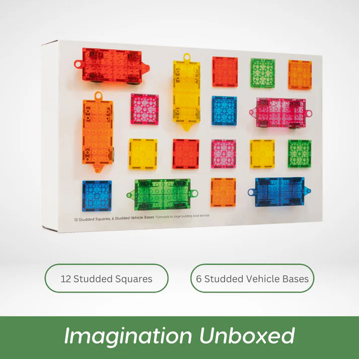 Imagimags Magnetic Train Set - 6 carriages - 18pcs