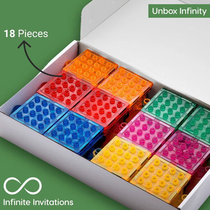 Imagimags Magnetic Train Set - 6 carriages - 18pcs