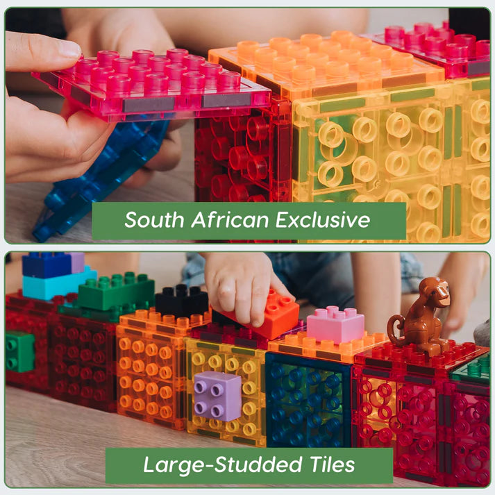 Imagimags Magnetic Train Set - 6 carriages - 18pcs