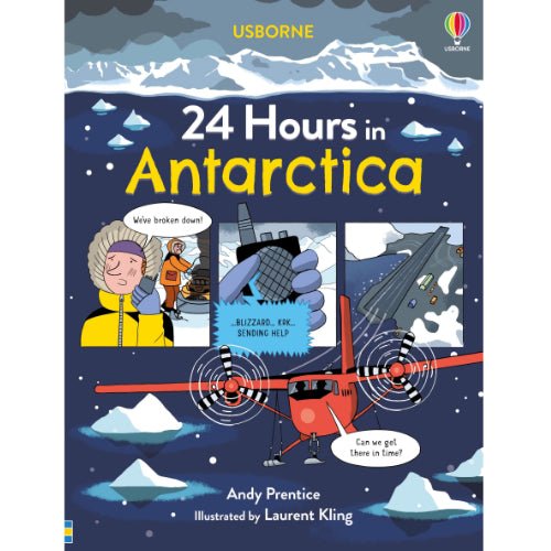 Usborne: 24 hours in Antarctica - 7yrs+ - Timeless Toys