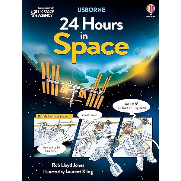 Usborne: 24 hours in space - 7yrs+ - Timeless Toys