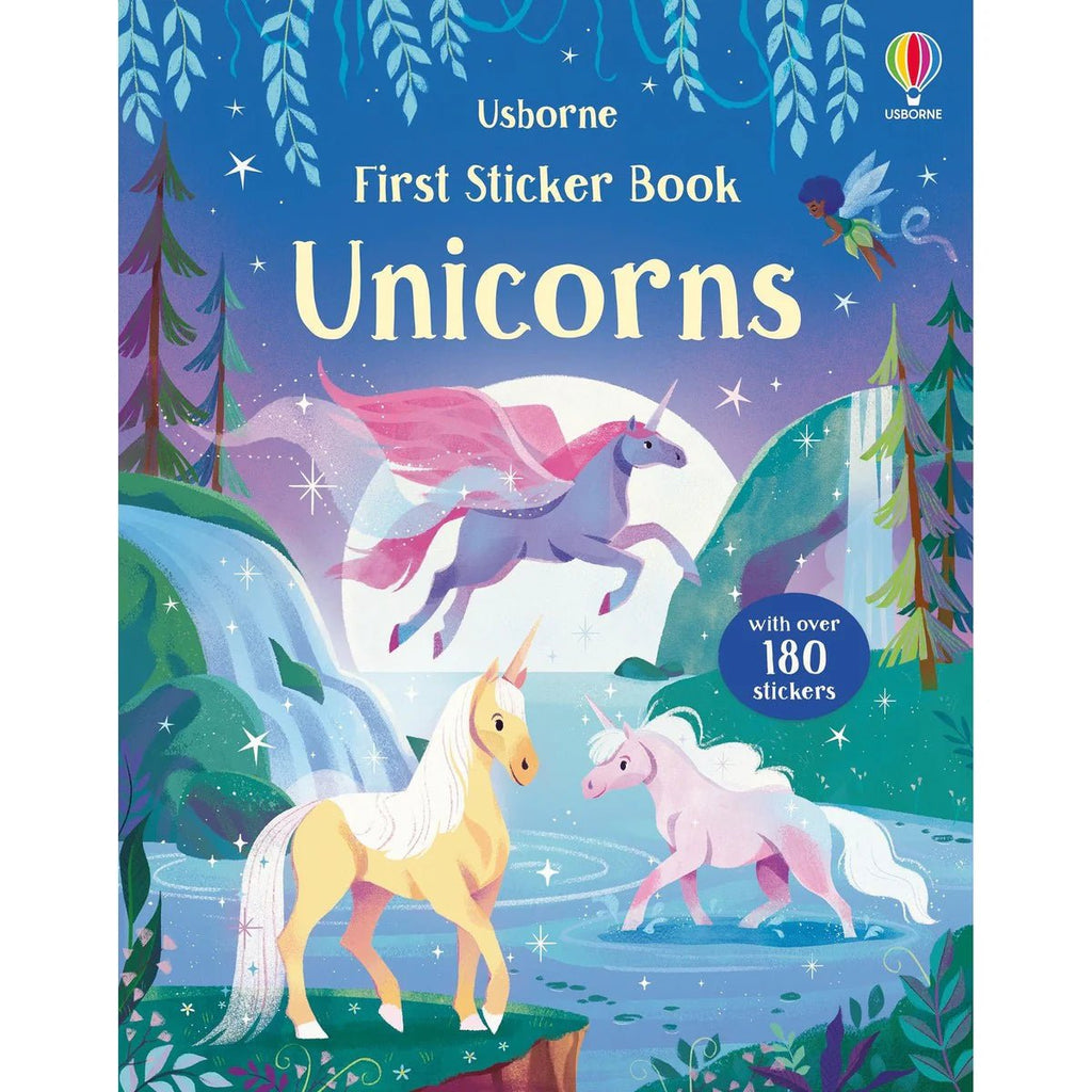 Usborne: First Sticker Book - Unicorns - 3yrs+ - Timeless Toys
