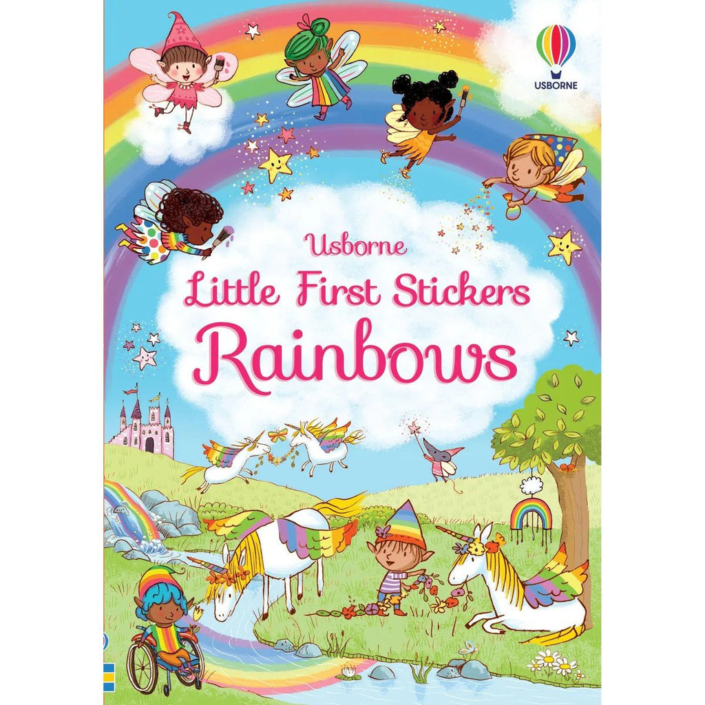 Usborne - Little First Stickers Book - Rainbows - 3yrs+ - Timeless Toys