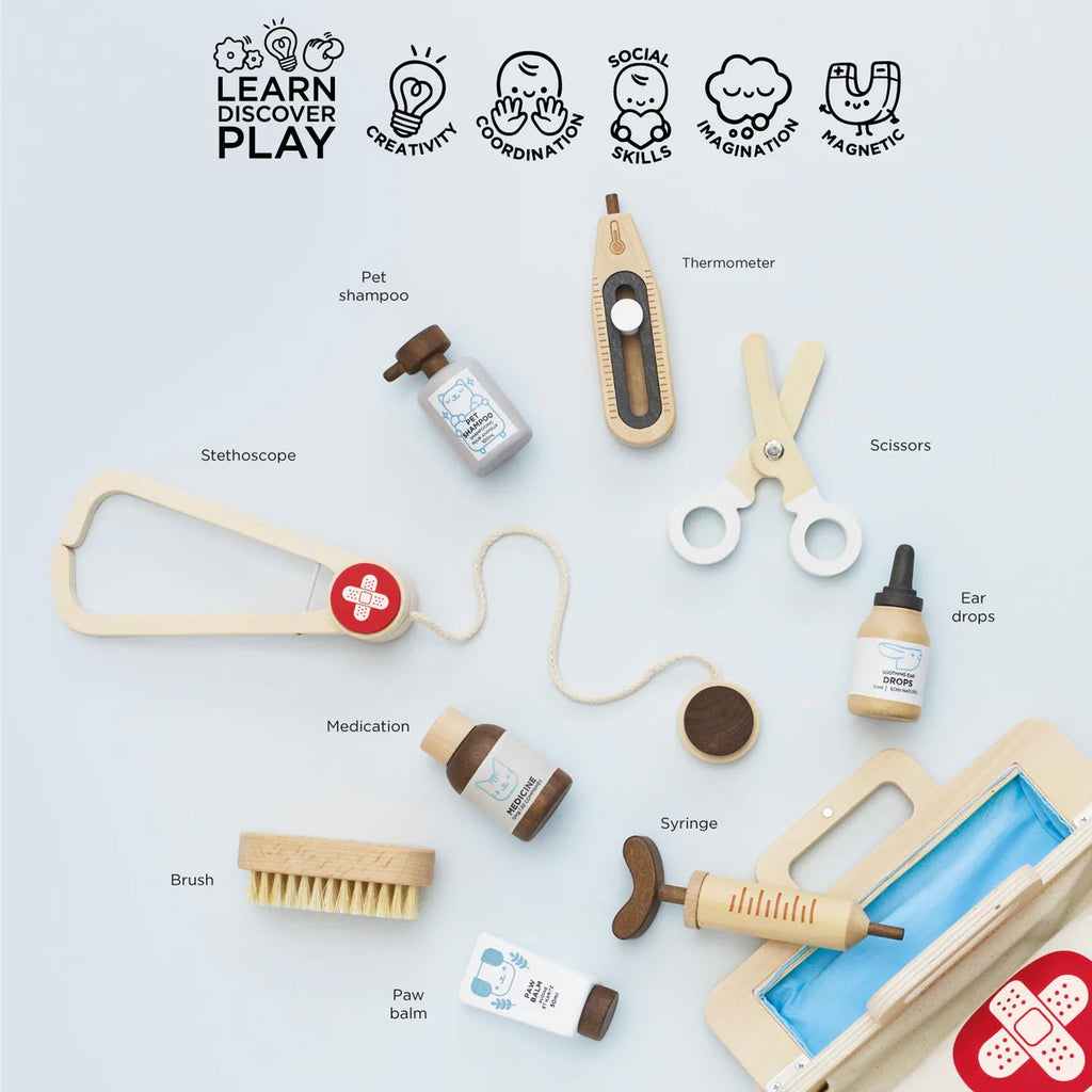 Le Toy Van - Wooden Animal Vet Set