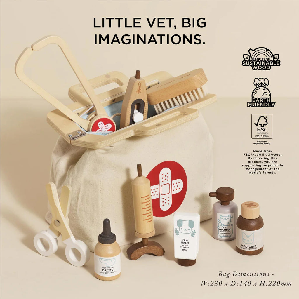Le Toy Van - Wooden Animal Vet Set