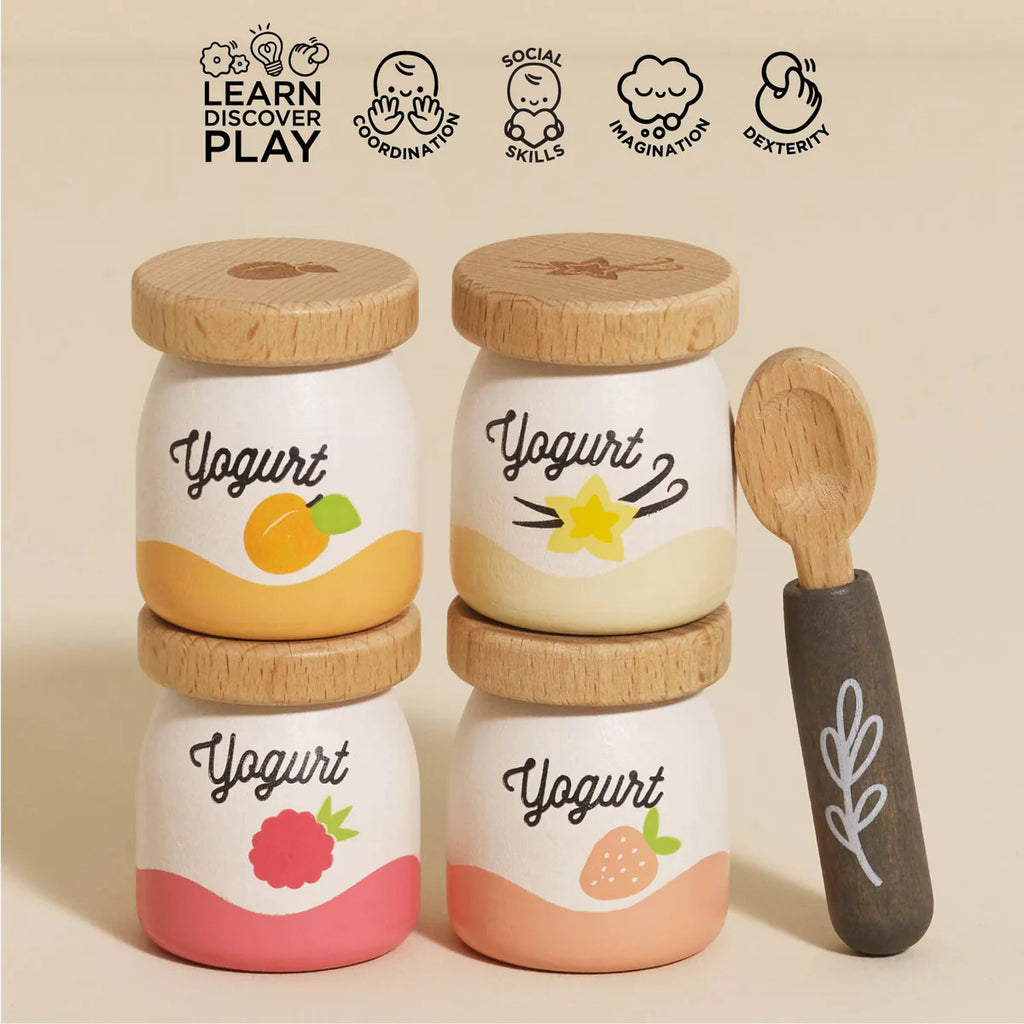 Le Toy Van - Wooden Yoghurt Play Food Pack
