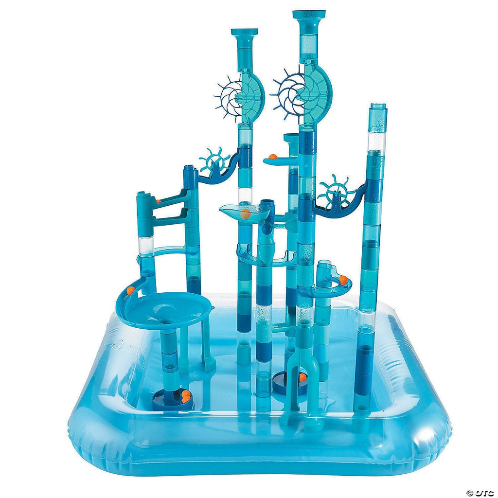 125 Piece Aqua Maze Marble Run- Mindware - Timeless Toys